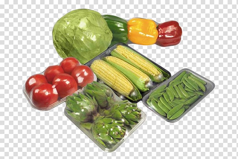Shrink wrap Packaging and labeling Shrink tunnel Polyolefin Cling Film, vegetable transparent background PNG clipart