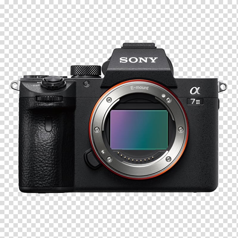 Sony Alpha 7S Sony α7R III Sony Alpha a7 III Mirrorless Digital Camera with 24-105mm Lens Kit Mirrorless interchangeable-lens camera, Camera transparent background PNG clipart