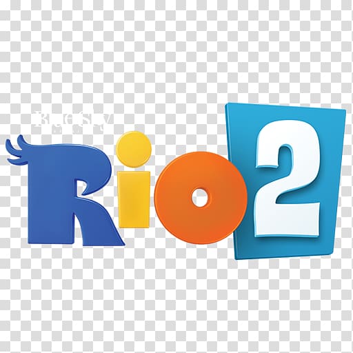 Blue Sky Rio 2 illustration, area text brand number, Rio2 Logo transparent background PNG clipart