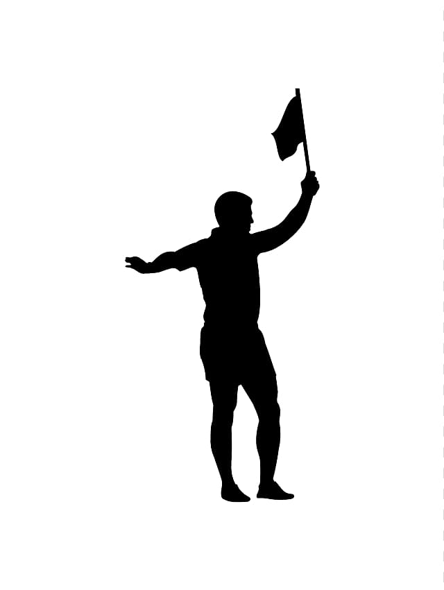 2014 FIFA World Cup Association football referee , Silhouette Football Player transparent background PNG clipart