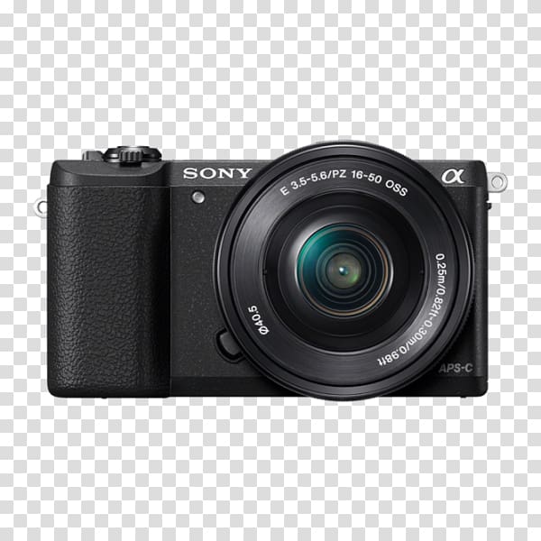 Sony α5000 Sony α6000 Sony α5100 Mirrorless interchangeable-lens camera, Camera transparent background PNG clipart
