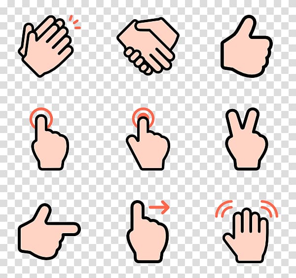 Gesture Computer Icons Pointing , finger transparent background PNG clipart