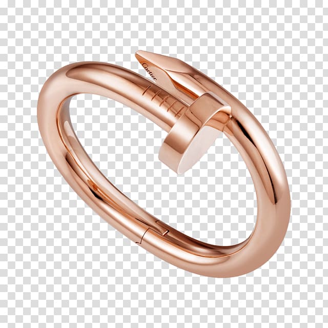 Cartier Love bracelet Gold Ring, gold transparent background PNG clipart