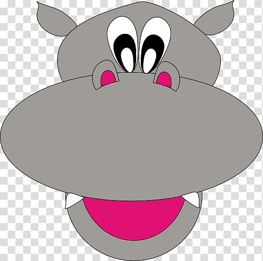 Hippopotamus Face Cuteness , Hippo transparent background PNG clipart