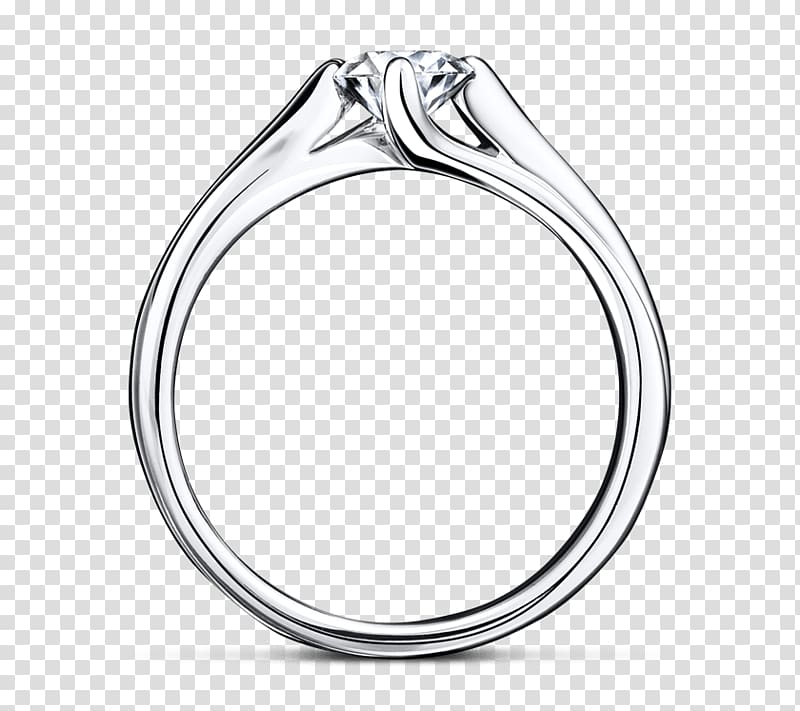 Wedding ring Diamond Engagement ring Brilliant, ring transparent background PNG clipart