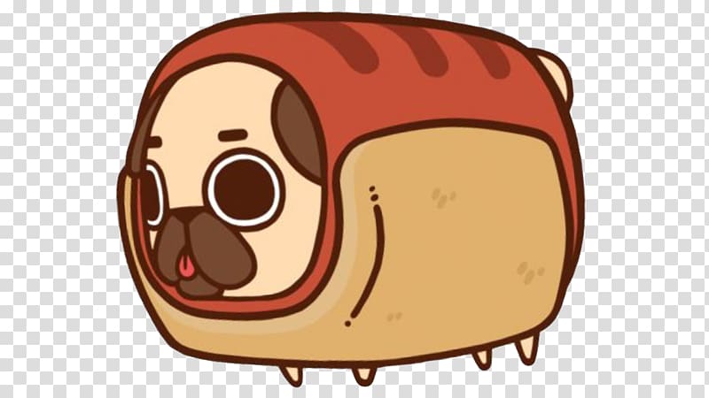 Doug the Pug Puppy Burrito, cute vs sweatshirts transparent background PNG clipart