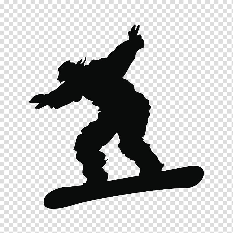Sticker Wall decal Polyvinyl chloride, snowboard transparent background PNG clipart