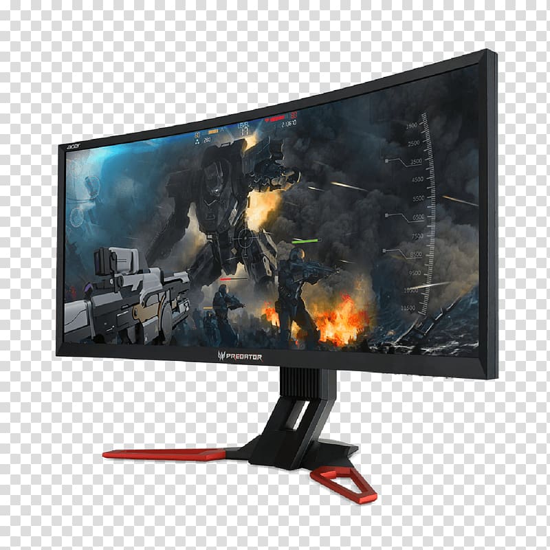 Predator X34 Curved Gaming Monitor Laptop Acer Aspire Predator Acer Predator Z Nvidia G-Sync, Laptop transparent background PNG clipart