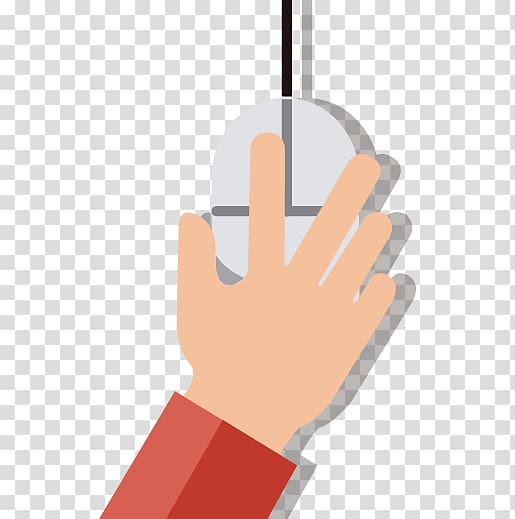 Computer mouse Pointer, hand finger transparent background PNG clipart