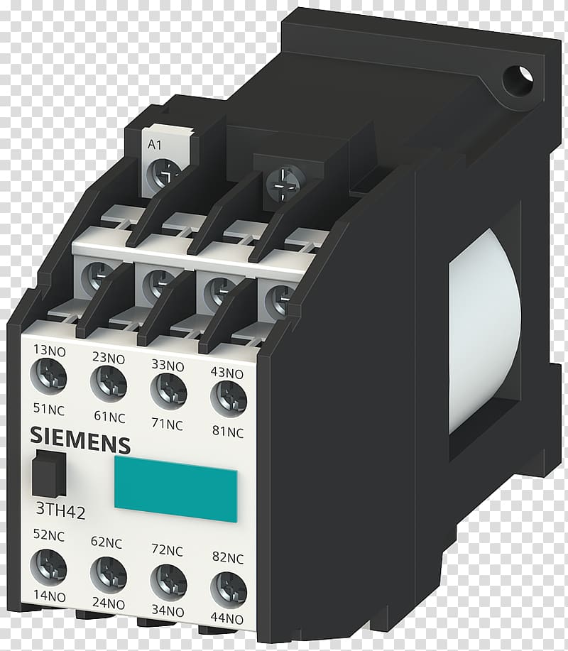 Contactor Siemens Screw terminal Relay Electronic component, others transparent background PNG clipart