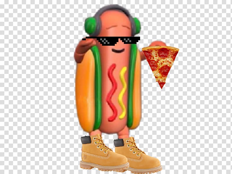 Dancing Hot Dog SnapChat Hot Dog, dog with glasses transparent background PNG clipart