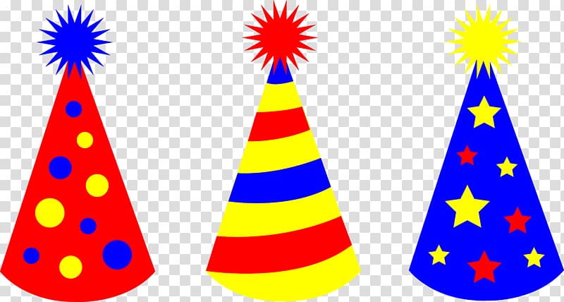 Party hat Birthday , Party Hats transparent background PNG clipart