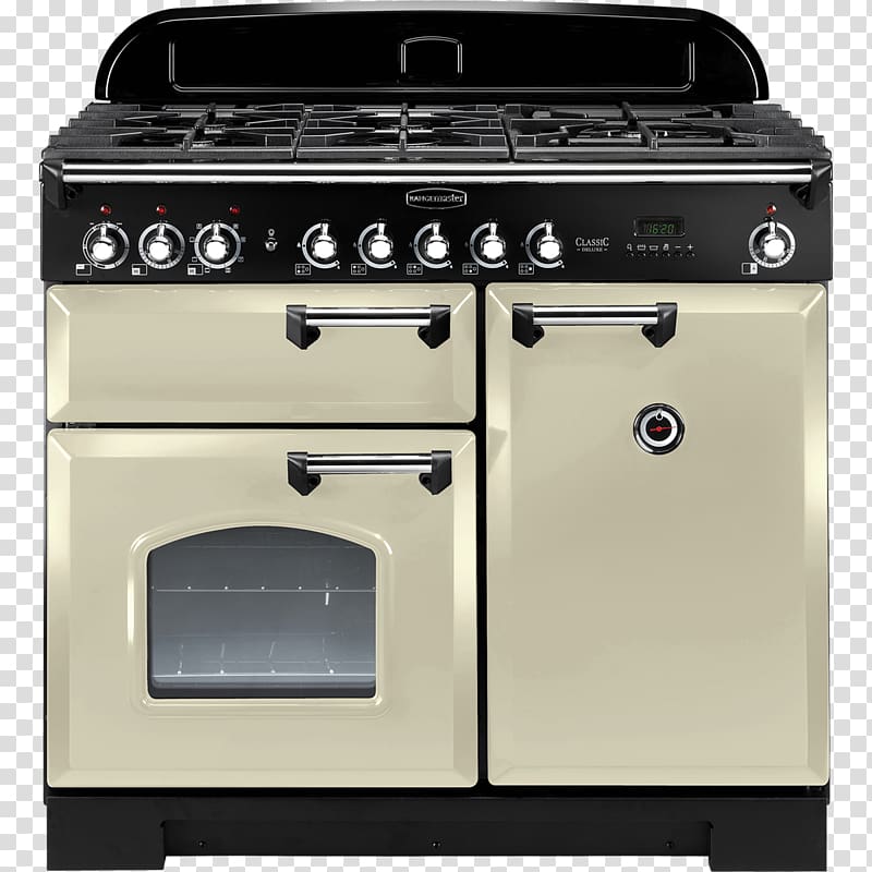 Rangemaster Classic Deluxe 100, Dual Fuel Cooking Ranges Aga Rangemaster Group Induction cooking Hob, Oven transparent background PNG clipart