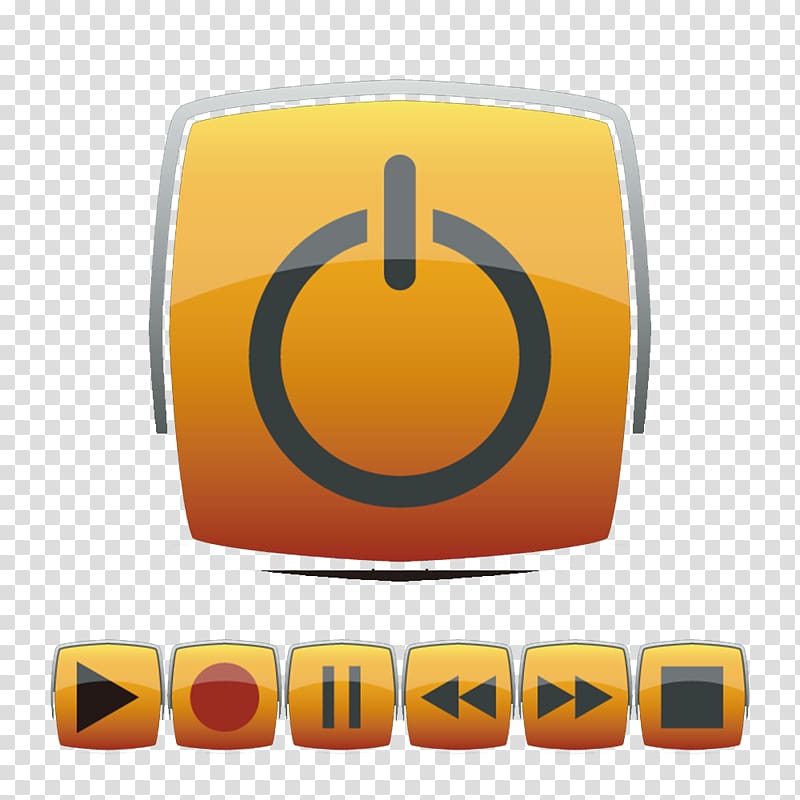 Web button , Retro player finger button transparent background PNG clipart