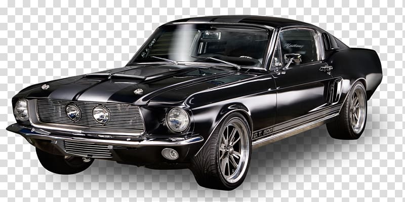 First Generation Ford Mustang Muscle car Auto show, car transparent background PNG clipart