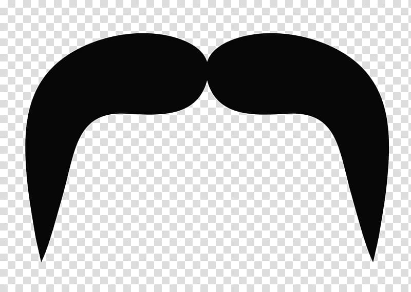 Black and white Pattern, Moustache transparent background PNG clipart