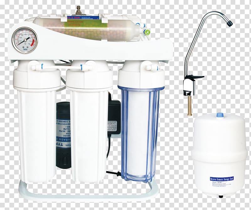Water Filter Reverse osmosis Pressure, Water Purifier transparent background PNG clipart