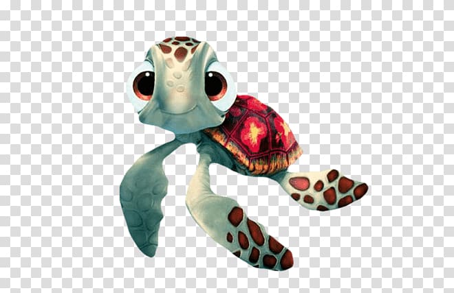 Finding Nemo baby turtle illustration, Squirt Side View transparent background PNG clipart