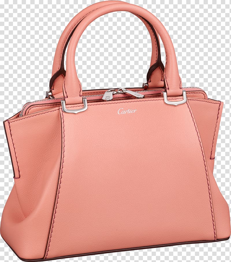 Tote bag Leather Handbag Cartier, bag transparent background PNG clipart