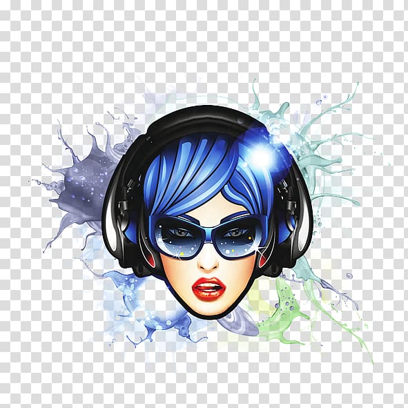 Music Woman Girl, Cool girl music transparent background PNG clipart
