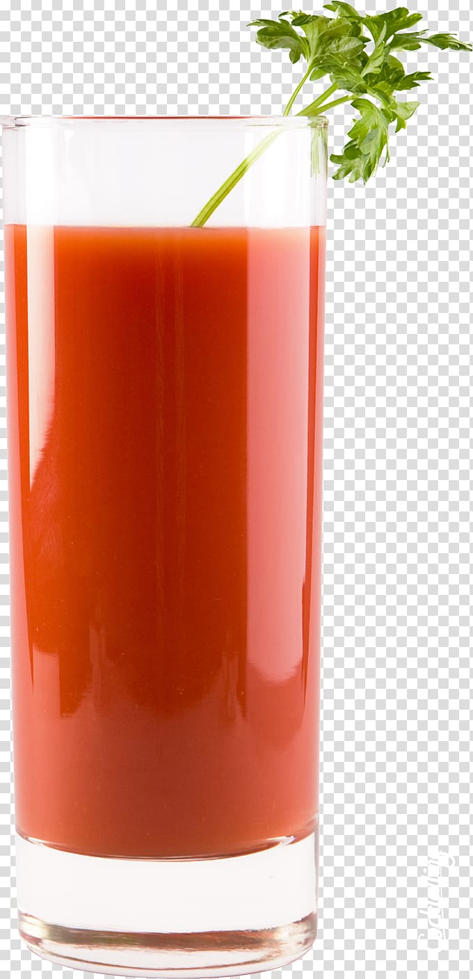clear drinking glass filled with red smoothie, Bloody Mary Cocktail Tomato juice Caesar, Mary transparent background PNG clipart