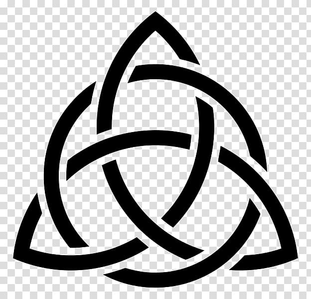 Triquetra Celtic knot Trinity Symbol Islamic interlace patterns, chinese knot transparent background PNG clipart