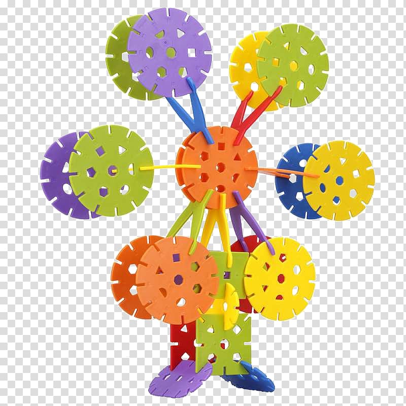 Toy block Child Play, Snowflake Windmill transparent background PNG clipart
