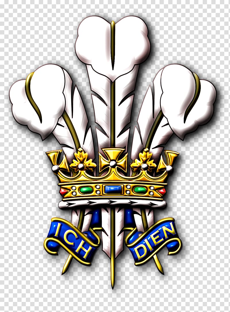 Prince of Wales\'s feathers Coat of arms, feather transparent background PNG clipart