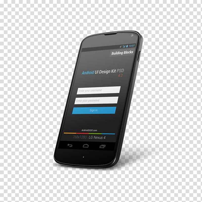 black Android smartphone, Android Mockup User interface design, ui transparent background PNG clipart