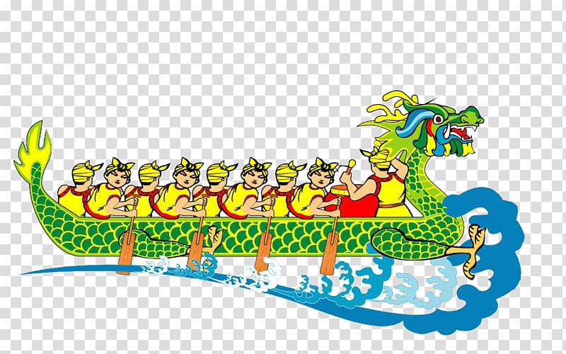 Zongzi Chu Dragon Boat Festival Bateau-dragon, Dragon boat festival transparent background PNG clipart