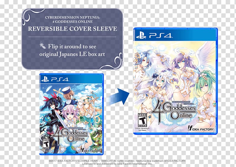 Cyberdimension Neptunia: 4 Goddesses Online PlayStation 4 Idea Factory Special edition Game, neptunia 4 goddesses online transparent background PNG clipart