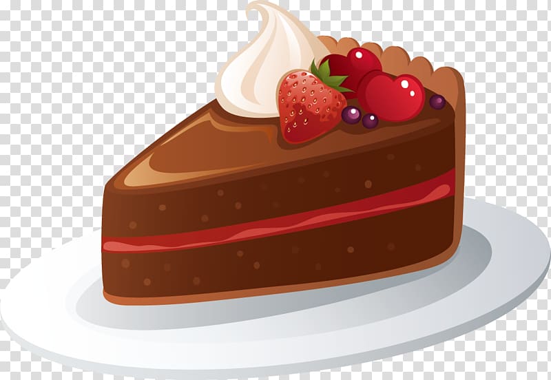 Flourless chocolate cake Torta caprese German chocolate cake Cream, chocolate cake transparent background PNG clipart