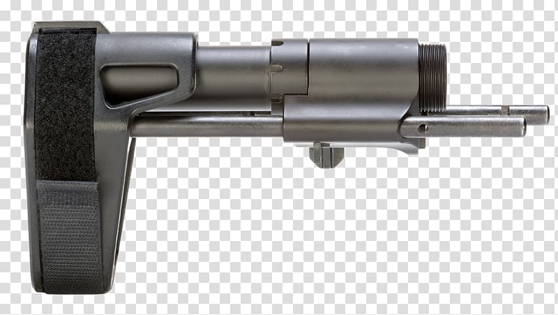 Personal defense weapon AR-15 style rifle Carbine Pistol, weapon transparent background PNG clipart