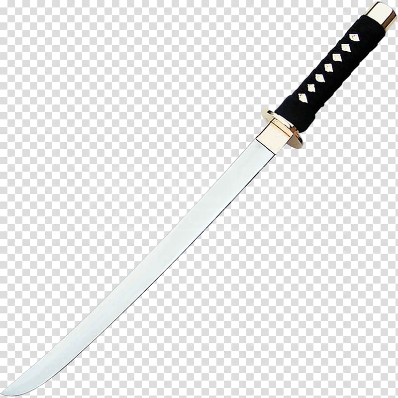 Wakizashi Knife Ninjatō Sword Tantō, knife transparent background PNG clipart