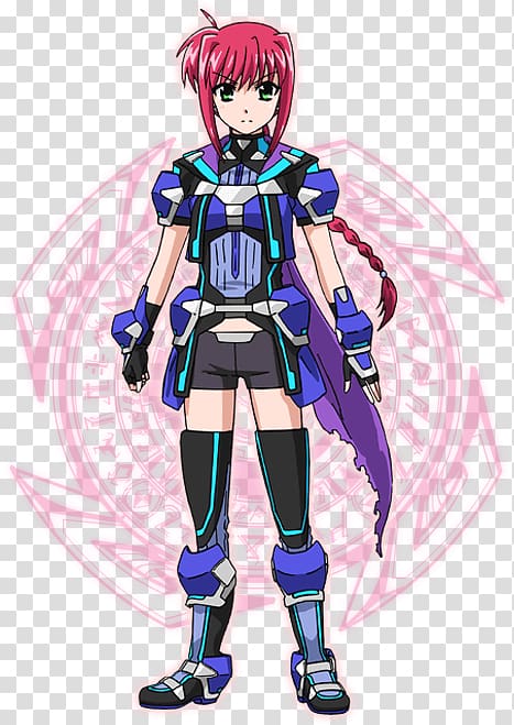 Anime Fate Testarossa Hayate Yagami Magical girl Seiyu, Nanoha Takamachi transparent background PNG clipart