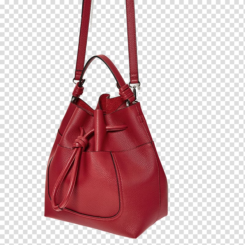 Handbag Zara Drawstring Clothing, zara red rope bucket bag transparent background PNG clipart