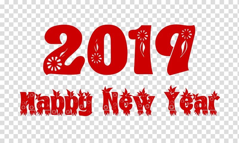 2019 Happy New Year, Floral Style., others transparent background PNG clipart