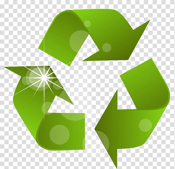 Recycling symbol Waste management Recycling bin, Green arrows transparent background PNG clipart
