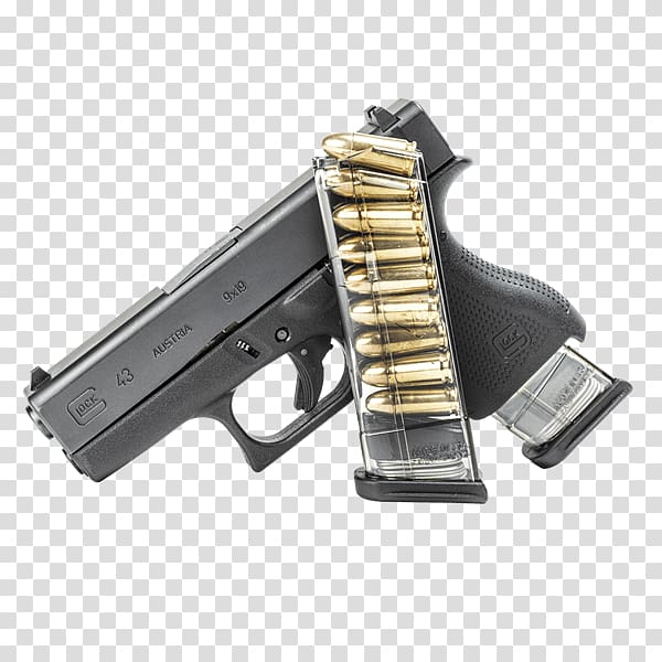 Glock 43 Magazine Firearm GLOCK 17, weapon transparent background PNG clipart