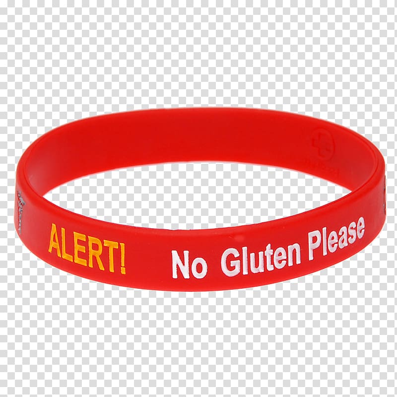 Wristband Gel bracelet T-shirt Printing, Wheat Allergy transparent background PNG clipart