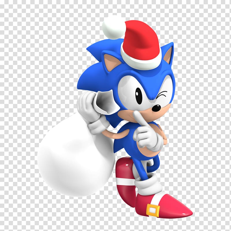 Sonic the Hedgehog Sonic Runners Sonic Blast Sonic Classic Collection Santa Claus, Sonic transparent background PNG clipart