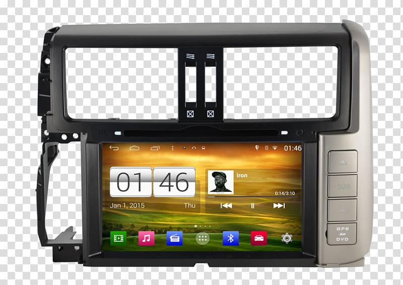 Toyota Land Cruiser Prado Car GPS Navigation Systems Lexus GX, toyota transparent background PNG clipart