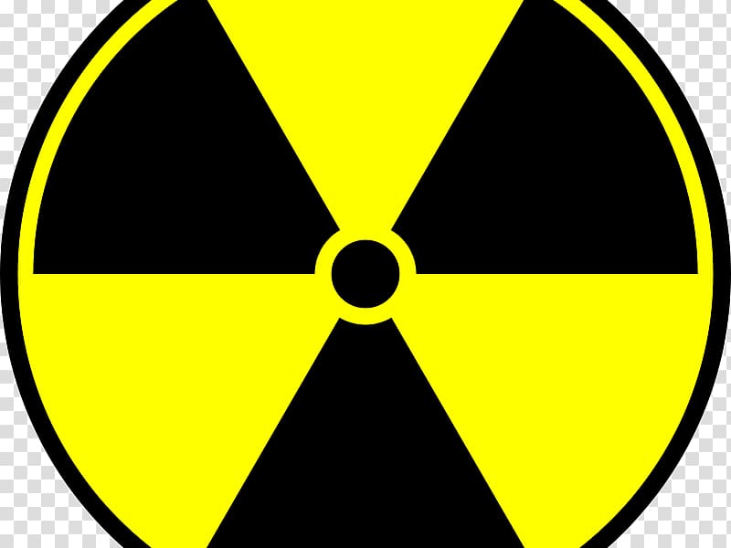 Nuclear power Radioactive decay Hazard symbol Sticker , symbol transparent background PNG clipart