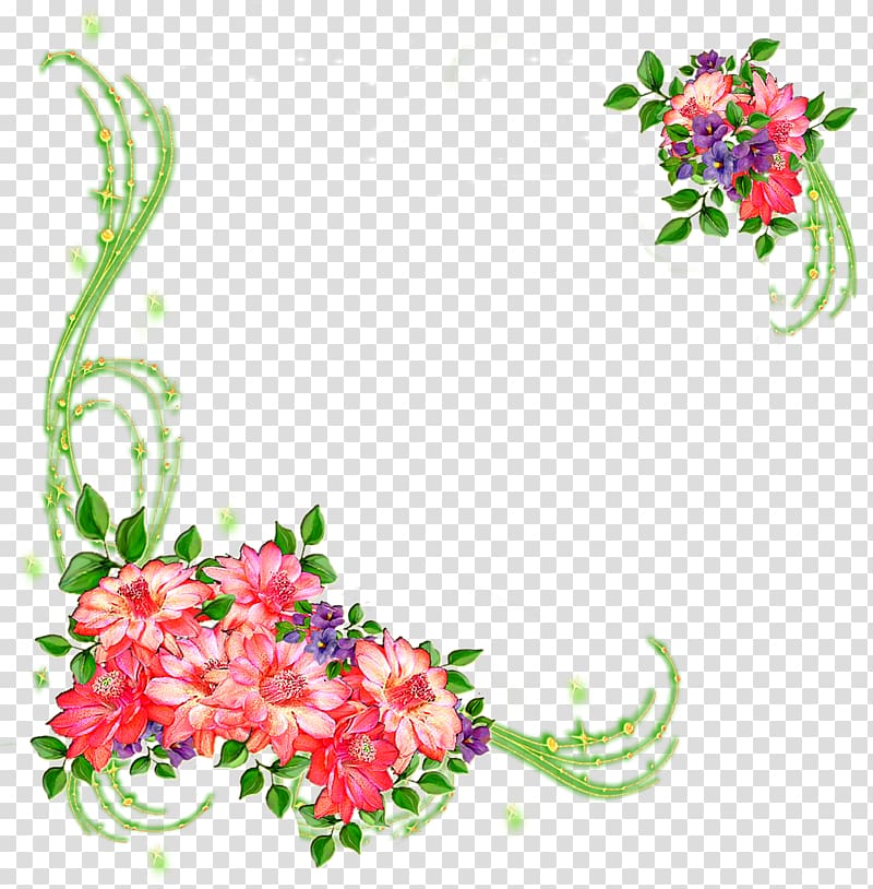 Blog LiveInternet Diary , floral frame transparent background PNG clipart