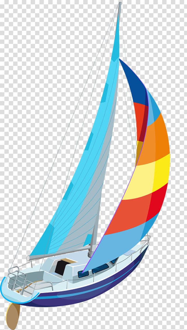 Dinghy sailing Cat-ketch Yawl Sailboat, sail transparent background PNG clipart