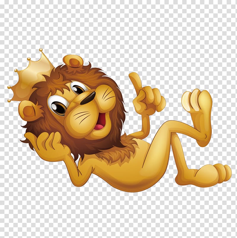 Lion illustration Cartoon Illustration, Lion king transparent background PNG clipart