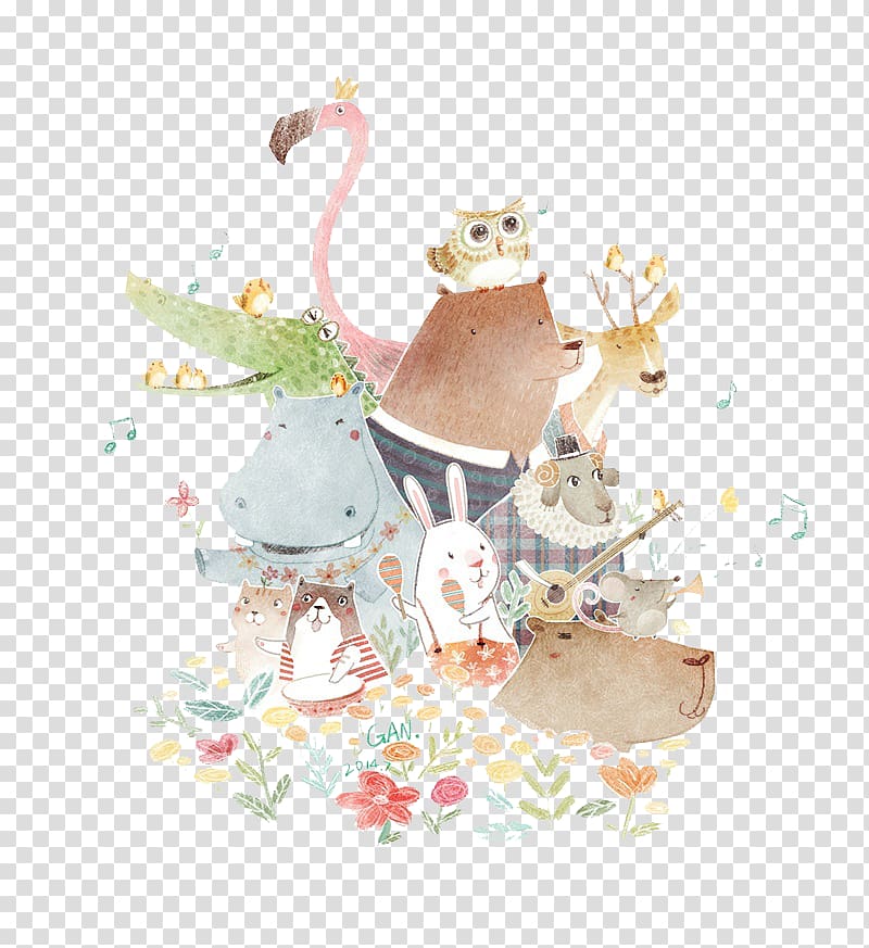 forest animals transparent background PNG clipart