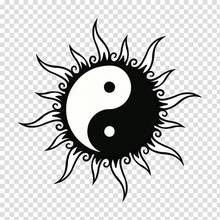 Tattoo Yin and yang Henna Drawing, creative black hole transparent background PNG clipart