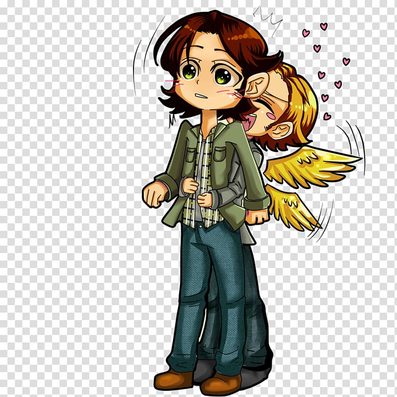 Castiel Sam Winchester Fan art Sabriel, supernatural transparent background PNG clipart