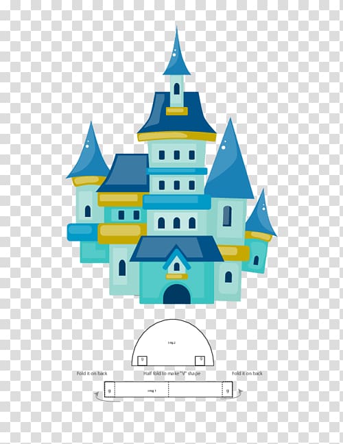 Castle Drawing Cartoon , Finger Puppet transparent background PNG clipart